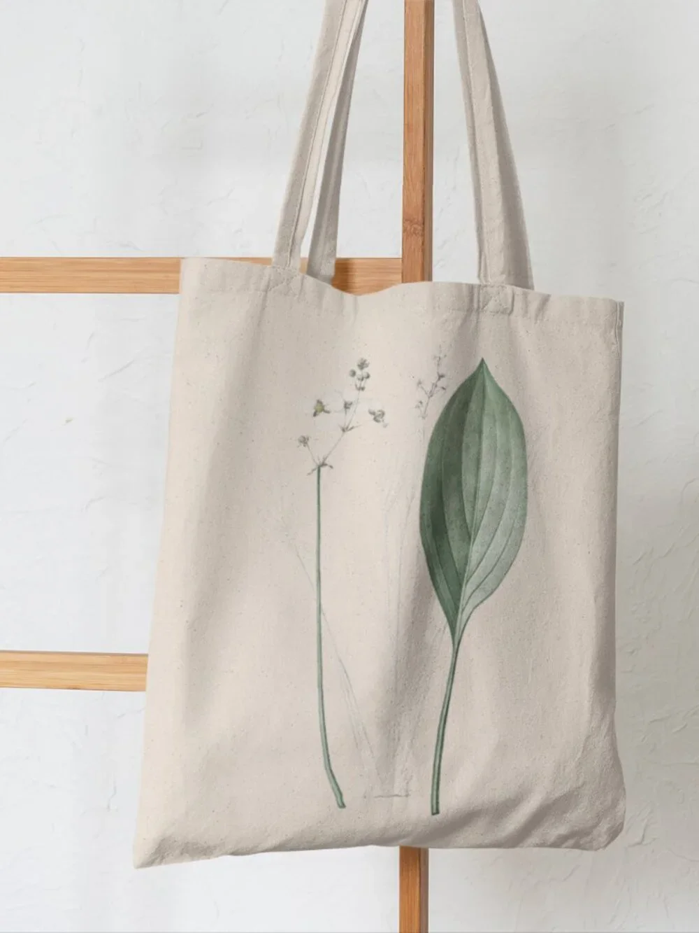 Arrowhead Vintage Floral Print Graphic Canvas Tote Bag